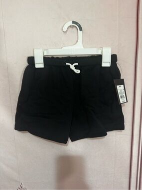 Cat & Jack Girl Size M(8) Black Shorts with Drawstring Pockets Soft And New!